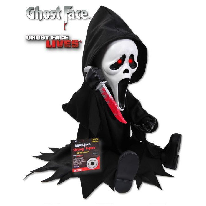 11" Ghost Face® Animated Sitting Figure
