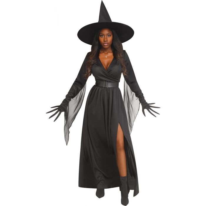 Black Magic Witch Adult Costume - S/M (2-8)