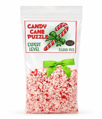 Christmas Candy Cane Puzzle, Expert Level: 53,845 Pieces