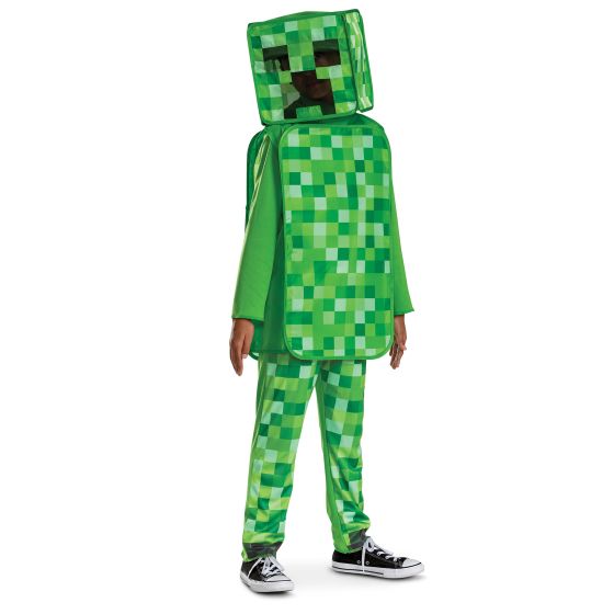 Officially-Licensed Minecraft Creeper Costume, Children's Size 7-8
