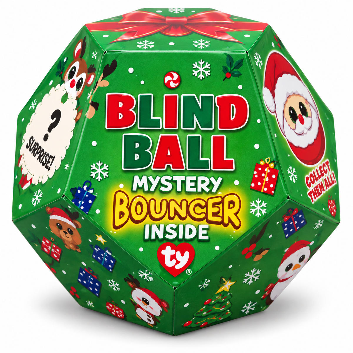 TY Christmas Beanie Bouncer Mystery Surprise Box