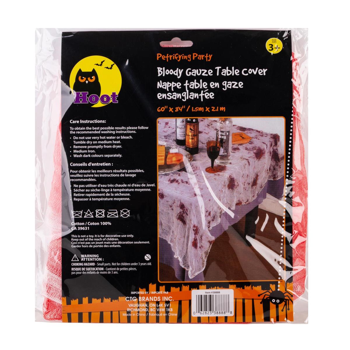 Bloody Gauze Halloween Table Cover