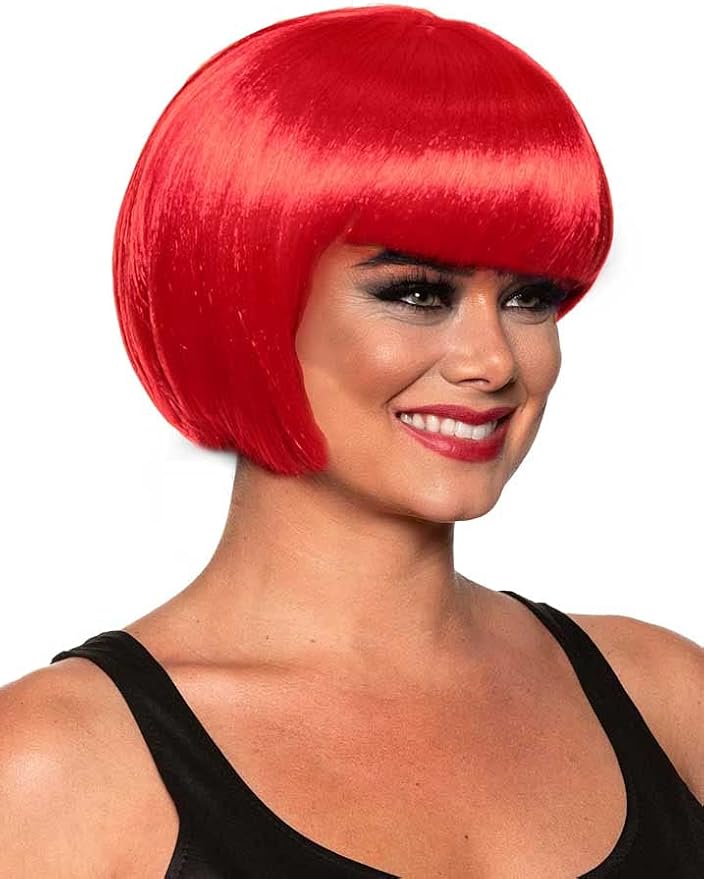 Red Bob Wig