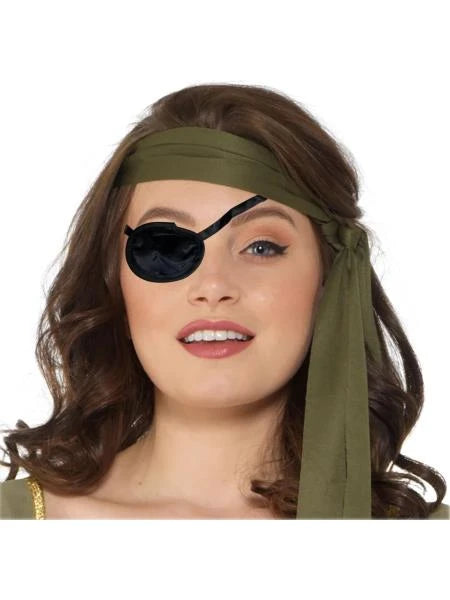 Satin Pirate Eye Patch
