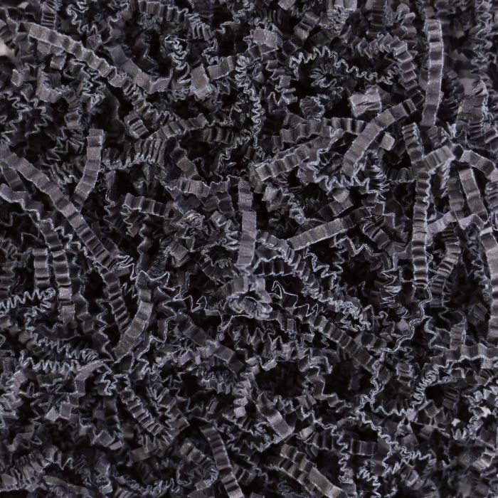 Black Paper Shreds for Gift Baskets and Boxes, 2oz (57g)