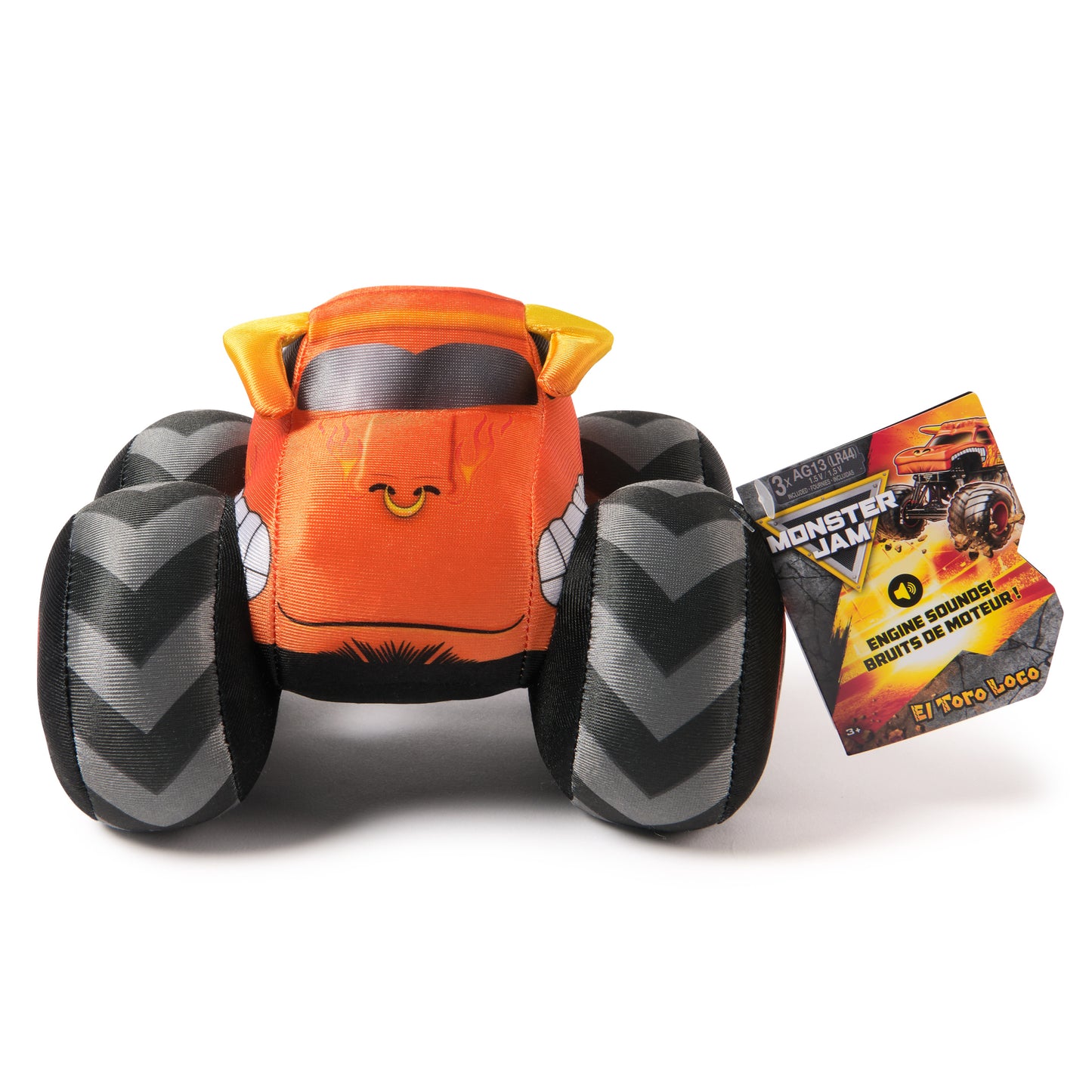 Gund Monster Jam El Toro Loco Monster Truck Plush With Engine Sounds