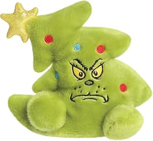 Grumpy Grinch Christmas Tree Plush, 5"