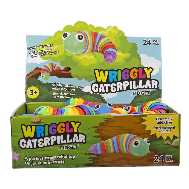 7" Fidget Wriggly Caterpillar