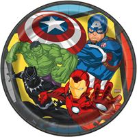Avengers Round 9" Dinner Plates, Set of 8
