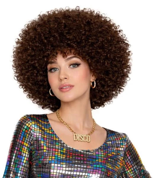 Giant Brown Afro Adult Wig
