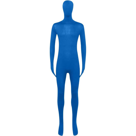 Blue Bodysuit Comfortable Stretch Fit One-Piece for Halloween and Cosplay