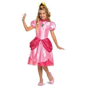 Super Mario Bros. Princess Peach Classic Child Costume (Size 4-6)