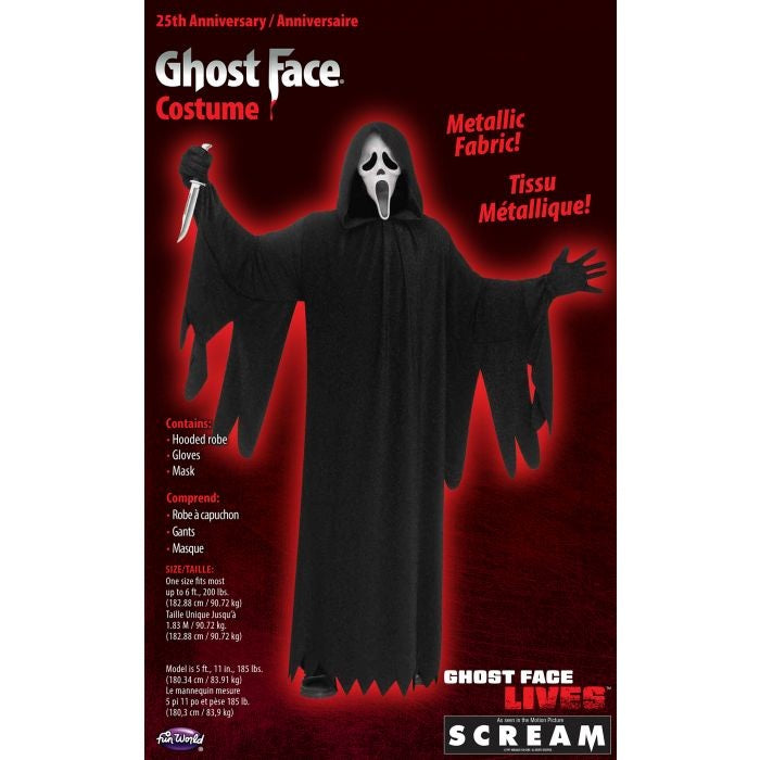 Ghost Face® 25th Anniversary Adult Costume