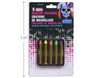 Neon No-Mess Makeup Crayons, Set of 5