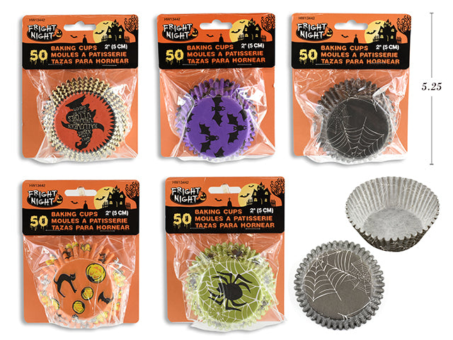 Halloween 2" Baking Cups, Set of 50