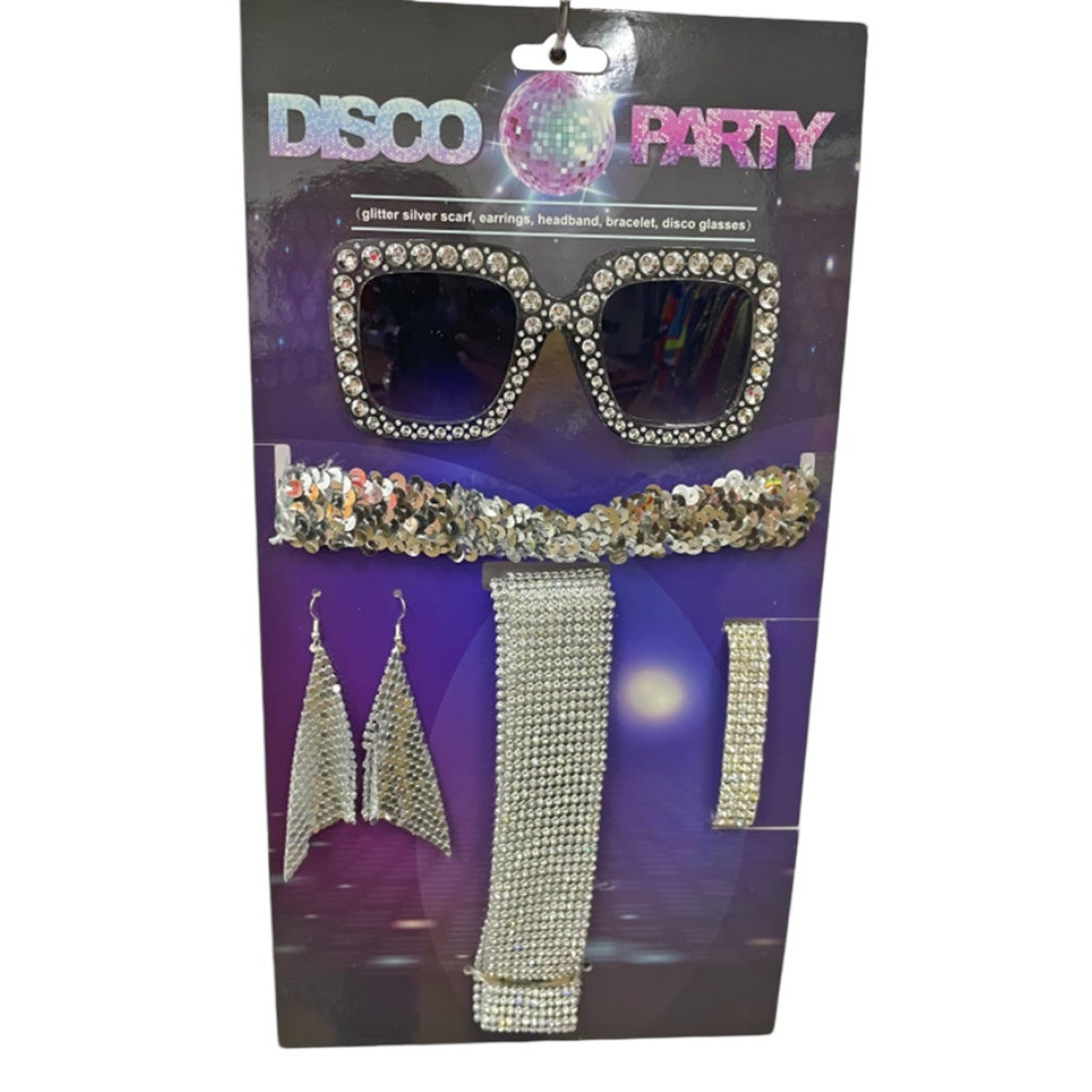 Silver Disco Costume Kit