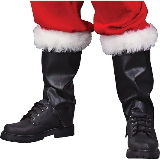 Men's Flanel Santa Suit, Red/White, Adult One Size