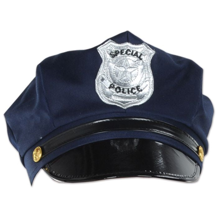 Police Hat Costume Accessory, One Size Fits Most