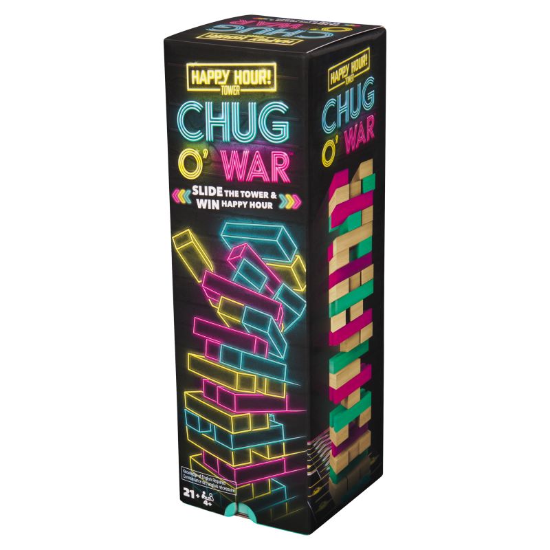 Happy Hour Tower Chug O' War Adult Block Game