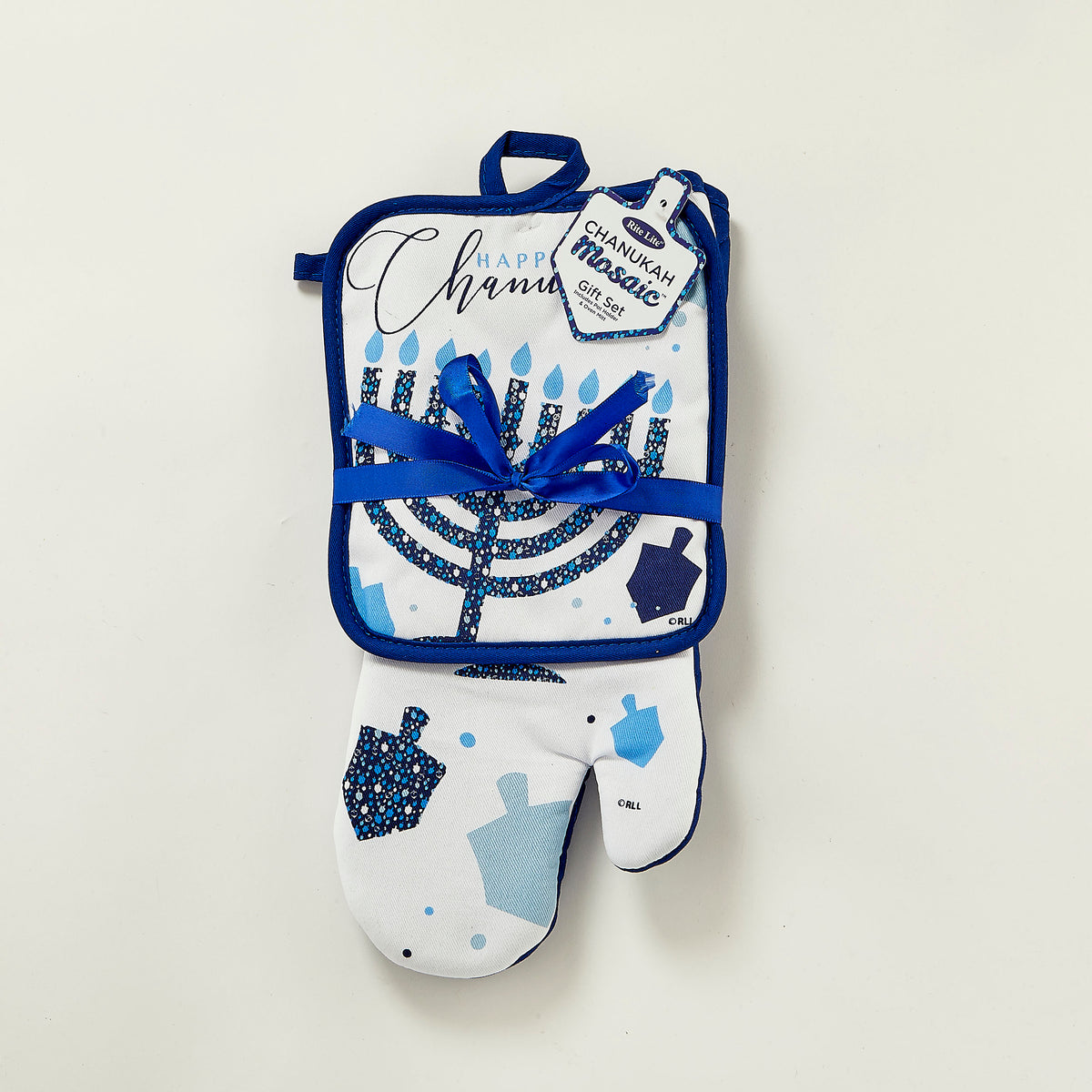 Hanukka Potholder & Oven Mitt Set