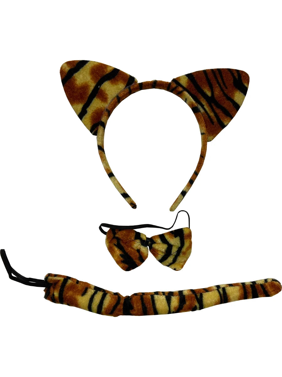 Fancy Bengal Tiger Animal Costume Accessory Set