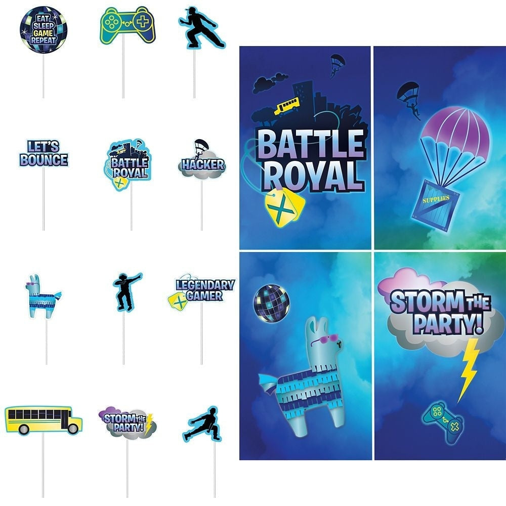 Battle Royal Scene Setters With Props Fortnite Inspired