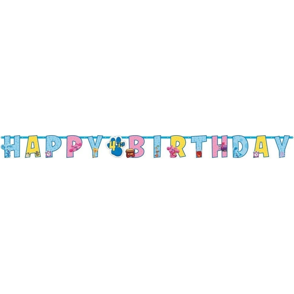 Blues Clues Jumbo Add An Age Letter Banner