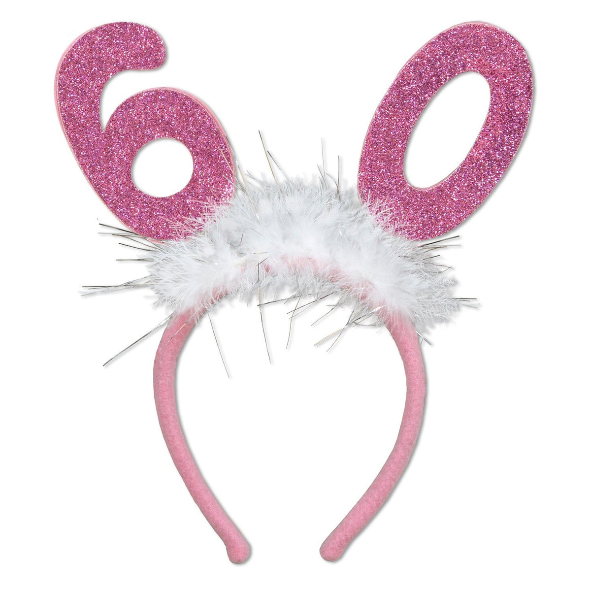 60 Glittered Boppers W/Marabou