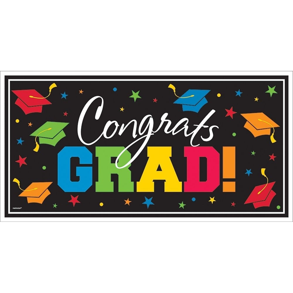 Grad Large Horizontal Banner - Multicolor