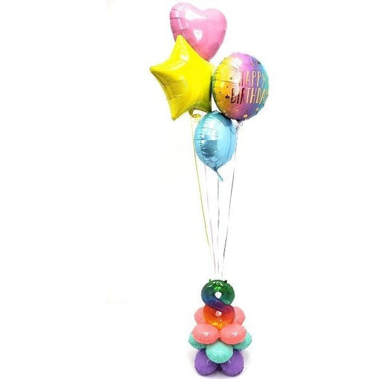 Helium Balloon Bouquet - Milestone Birthday