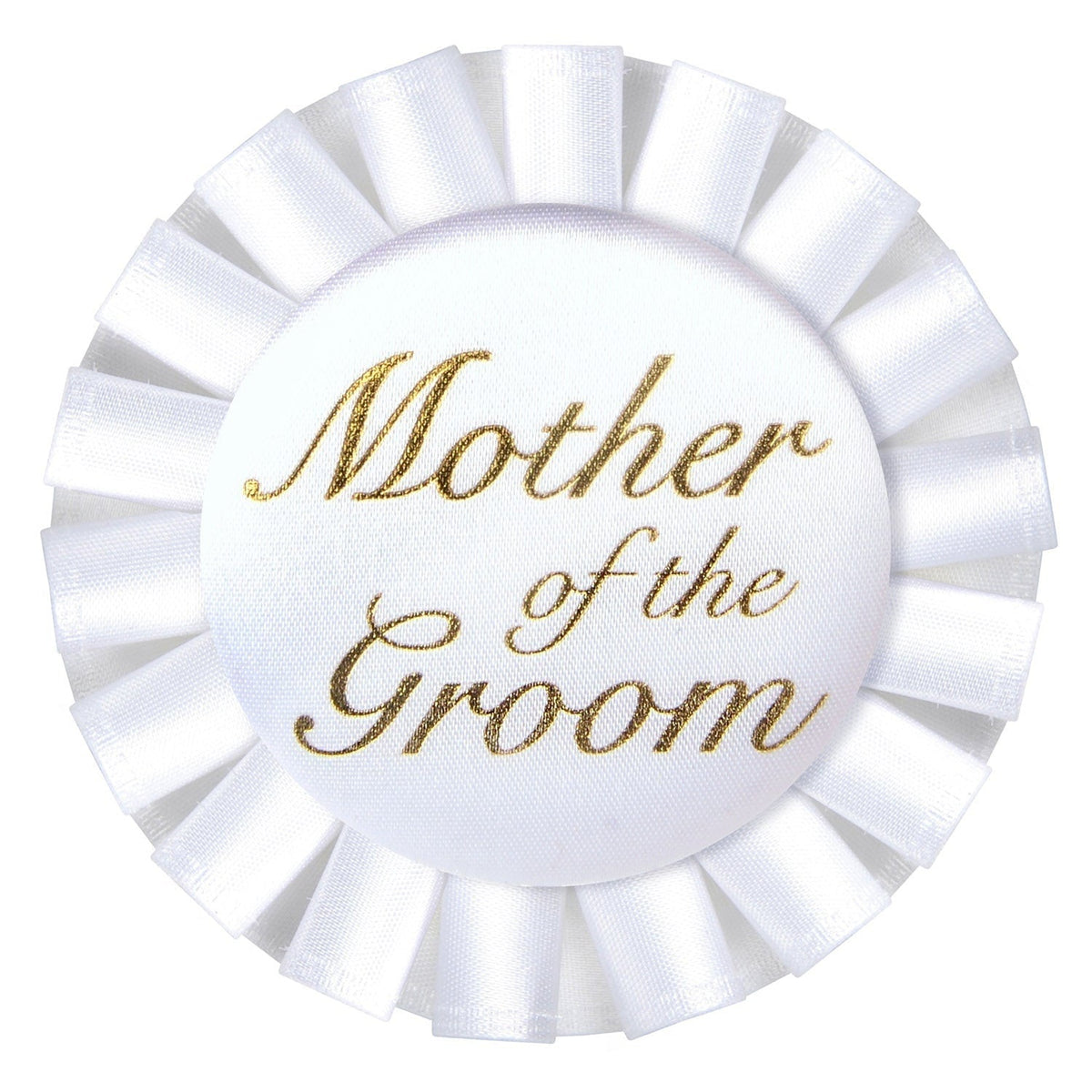 Mother Of The Groom Satin Button