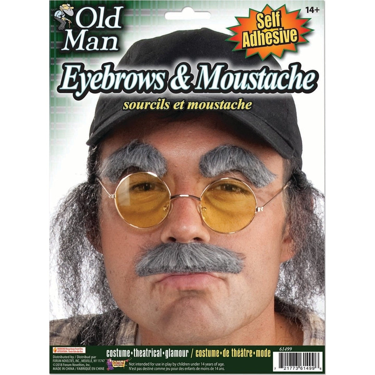 Moustache - Old Man W/Eyebrows
