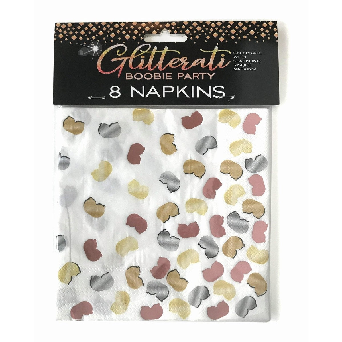 Lunch Napkin - Glitterati Boobie Party