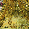 Heavy Duty Fabric Gold Metallic Sequin Backdrop