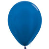 11" Metallic Blue Sempertex Latex Balloons, 50 Count