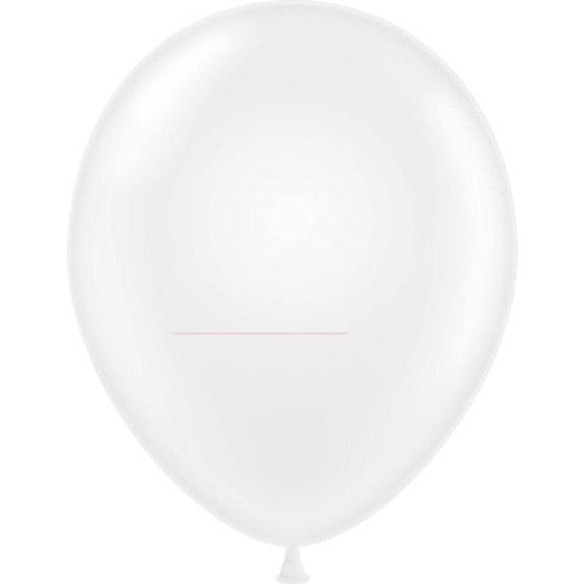 11" Tuftex Balloons 100 Per Package Clear