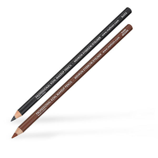 Mehron Kohl 7" Professional Dark Brown Eye Liner & Brow Pencil