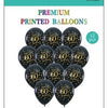 12 Happy 60th Birthday Balloons