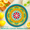 Fiesta Party 9" Dinner Plates, 8 Count