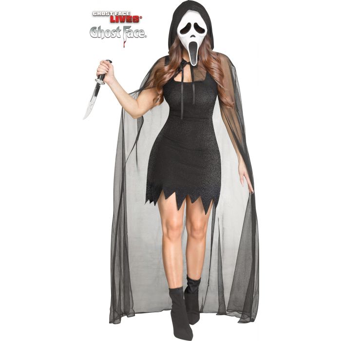 30th Anniversary Women's Ghost Face® Costume - Medium (8-10)