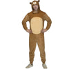 E-Z Capybara Adult Hooded Jumpsuit Costume