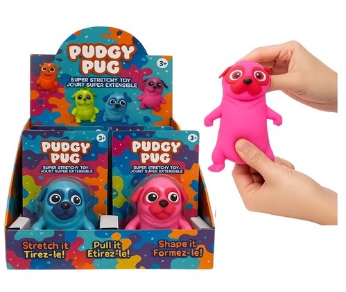 Pudgy Pug Super Stretchy Toy