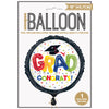 18" Packaged Letter Graduate Foil Balloon