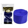 2-Pack Dark Blue Crepe Streamers, 81ft Each