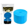 2-Pack Light Blue Crepe Streamers, 81ft Each