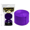 2-Pack Purple Crepe Streamers, 81ft Each