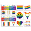 24 Pack Rainbow Tattoos. 6 Assorted Styles.