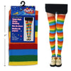 27.5in Dress-Up Thigh-High Clown Stocking