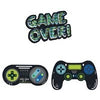 3 Gamer Birthday Jumbo Vinyl Stickers