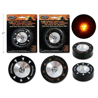3-LED Pumpkin Light 2.75in Batteries Not Included